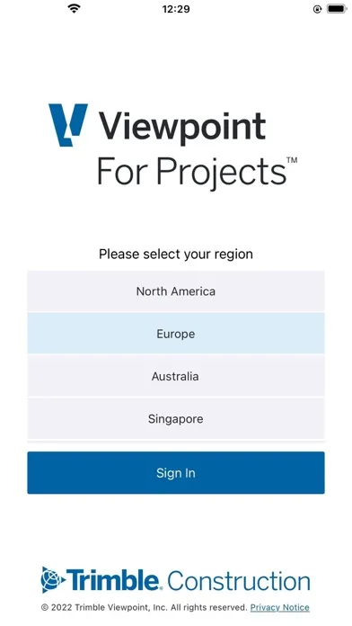 Capturas de pantalla de Viewpoint For Projects™