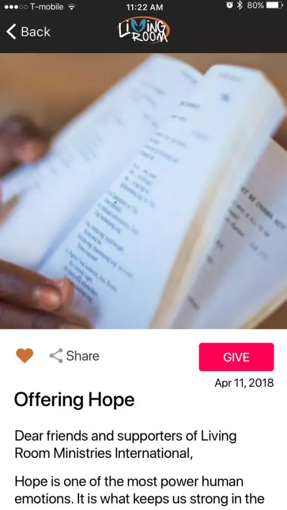 Living Room Ministries Intl Screenshots