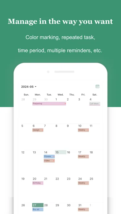 تصاویر NarTick - Shared todo reminder