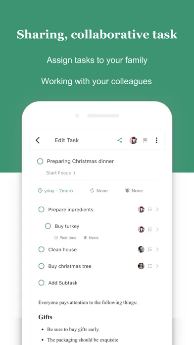 تصاویر NarTick - Shared todo reminder