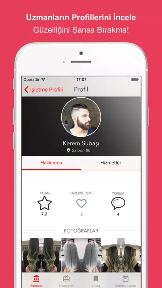 ViGo - Kuaför Uygulamanız Screenshots