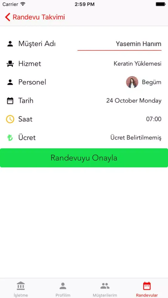 ViGo Profesyonel - Kuaför Salon Yönetimi স্ক্রিনশট