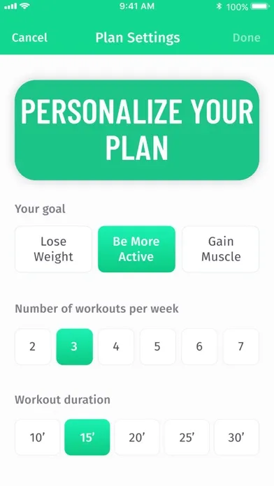 Скриншоты 30 Day Fitness - Home Workout