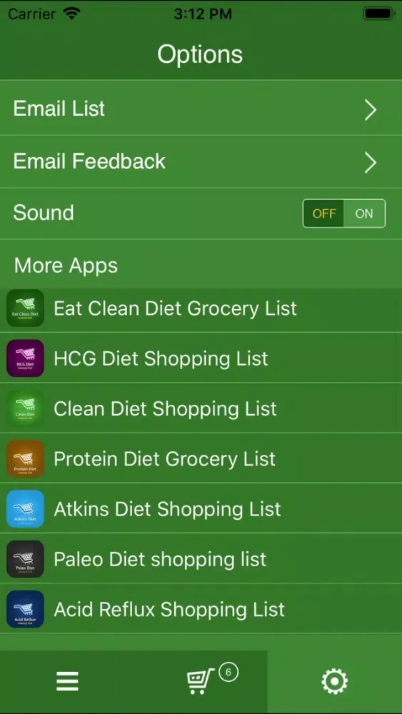 Скриншоты Candida Diet Shopping List