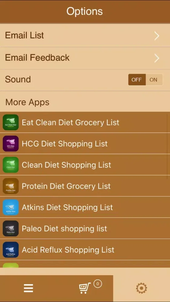 Скриншоты Low Glycemic Diet Grocery List
