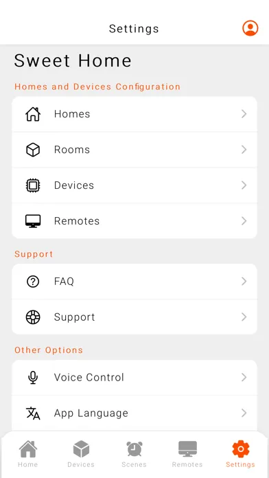 V-IOT SMART HOME Screenshots