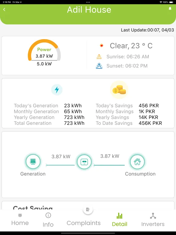 Pantera Energy iPad 應用截圖