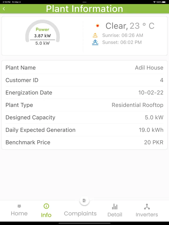 Pantera Energy iPad 應用截圖