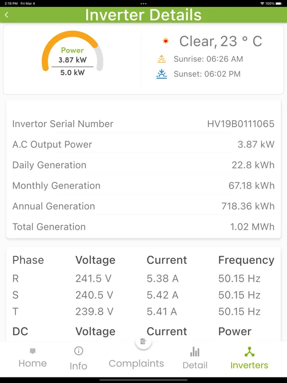 Pantera Energy iPad 應用截圖