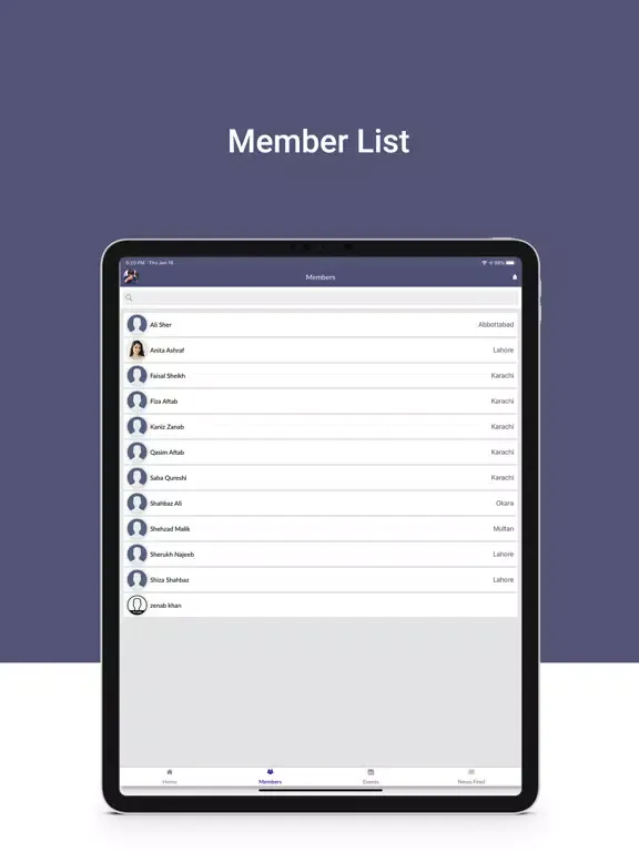 Pakistan Computer Association iPad 应用截图