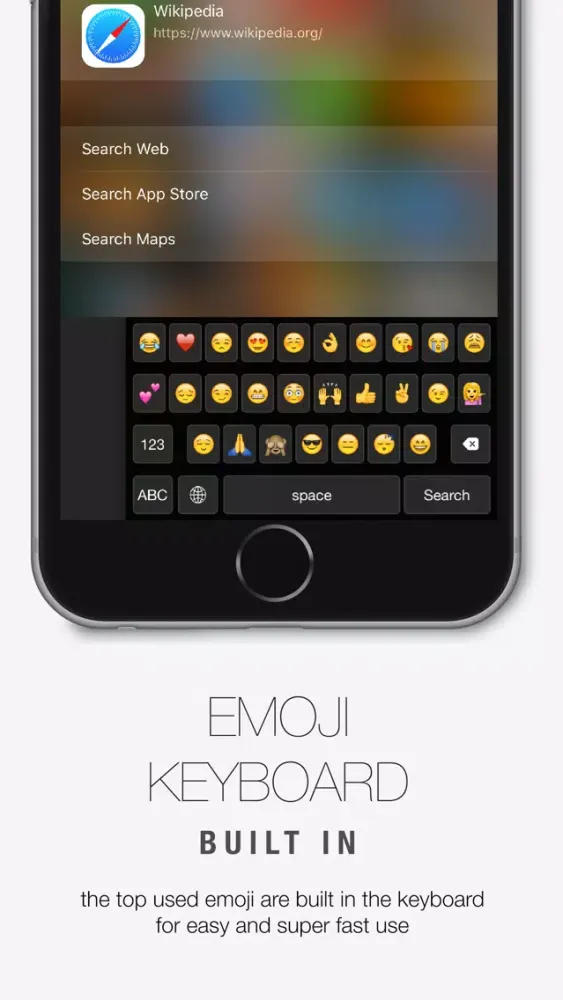 Reachability Keyboard - One-Hand Typing + EMOJI Ekran Görüntüleri