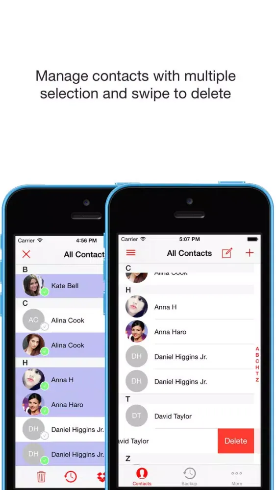 Capturas de tela do My Contacts Manager Pro
