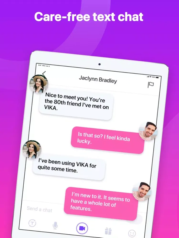 صور VIKA: Live Video Chat Room iPad 