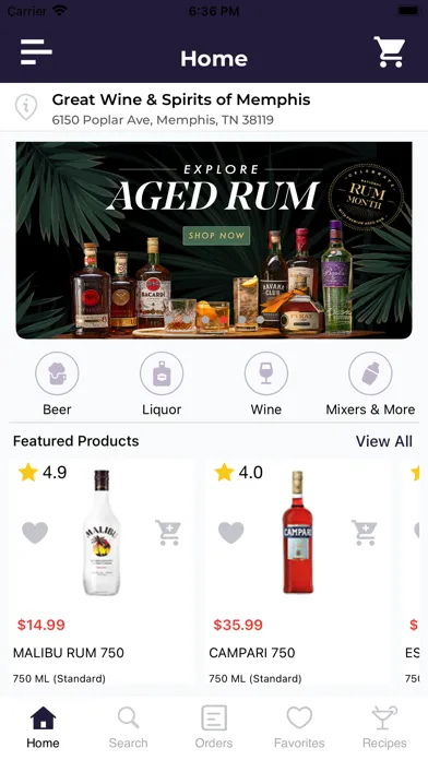 Great Wines & Spirits-Memphis スクリーンショット