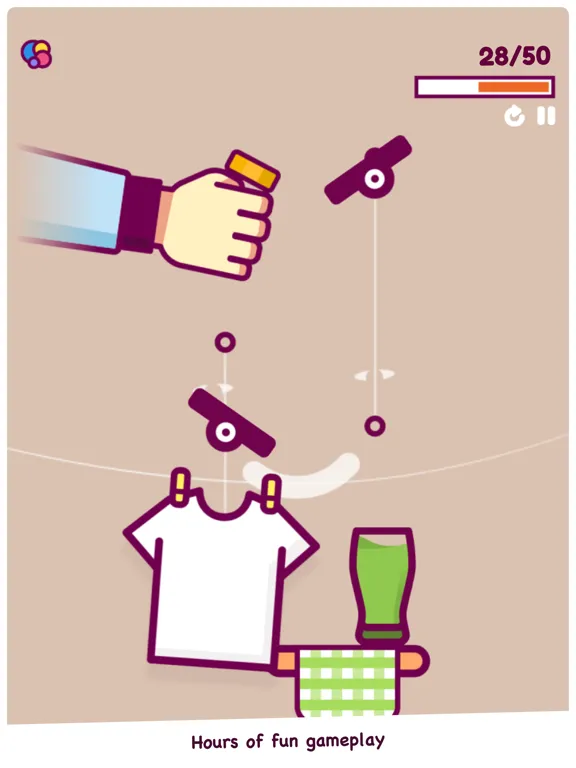 Ảnh chụp màn hình của Toss King iPad 