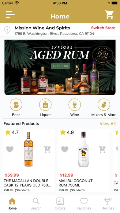 Mission Wine and Spirits应用截图