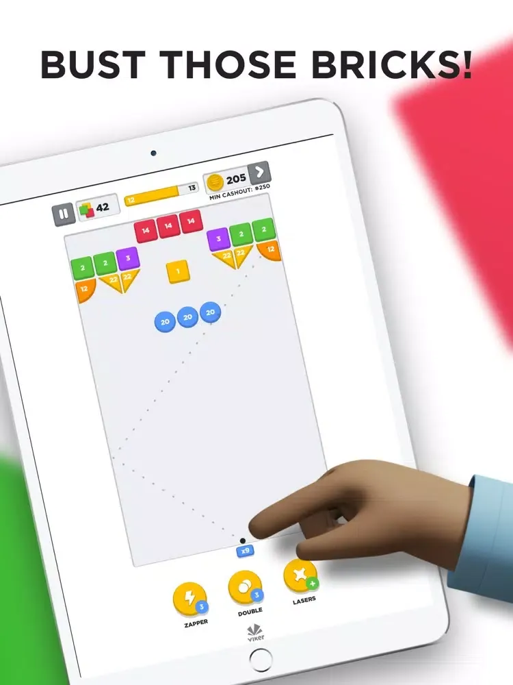 Brick Breaker: Break 'Em All iPad  سکرین شاٹس