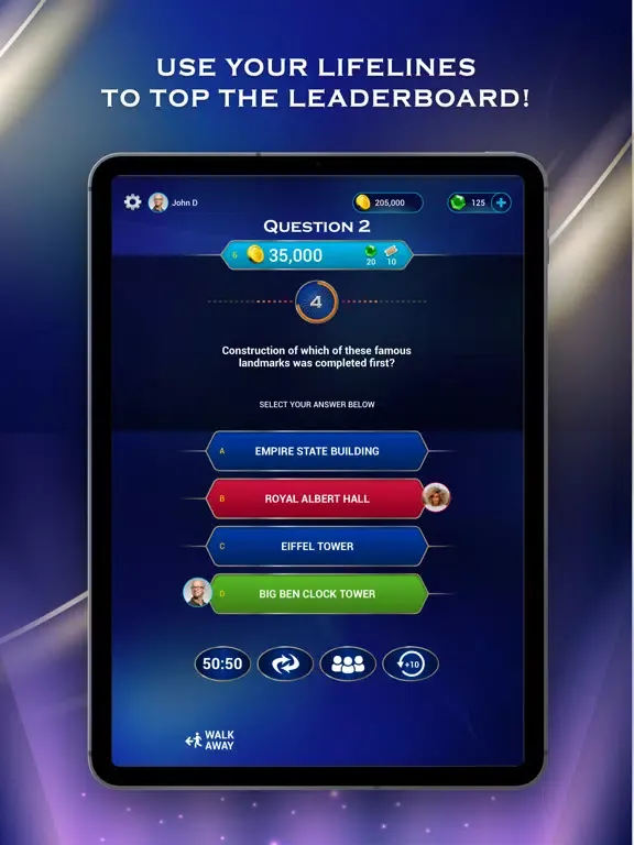 Capturas de tela do Millionaire - Daily Win iPad 