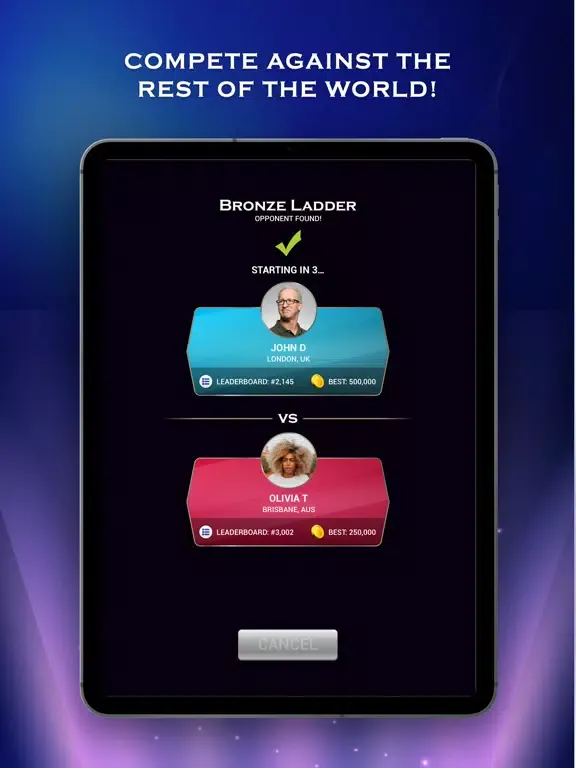 Capturas de tela do Millionaire - Daily Win iPad 