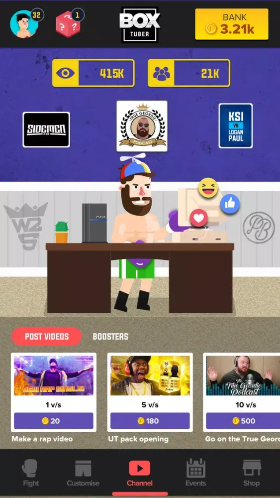 Скриншоты BoxTuber