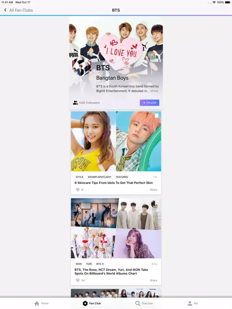 Soompi – K-Pop & K-Drama News iPad  Screenshots