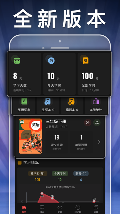 صور 三年级英语下册-人教版PEP点读机App