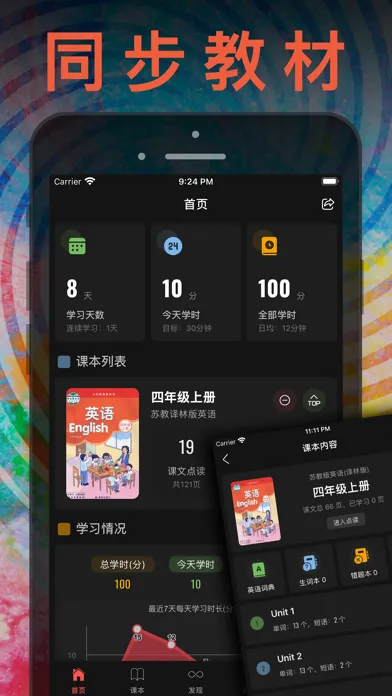 Capturas de pantalla de 四年级英语上册 - 苏教版译林小学英语课本同步点读机