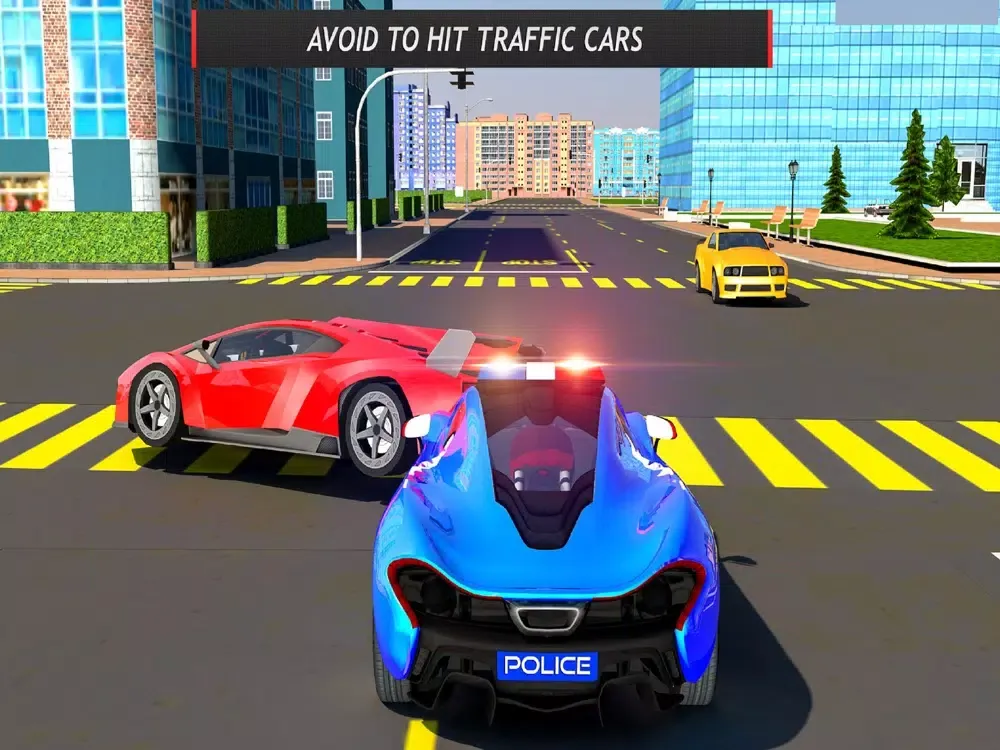 Tangkapan layar Police Car Driving School 2020 iPad 