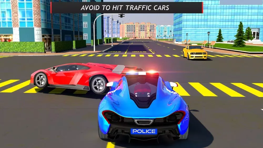 Tangkapan layar Police Car Driving School 2020