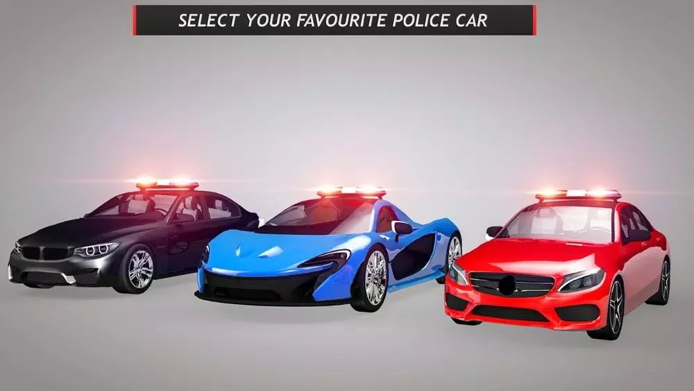 Tangkapan layar Police Car Driving School 2020