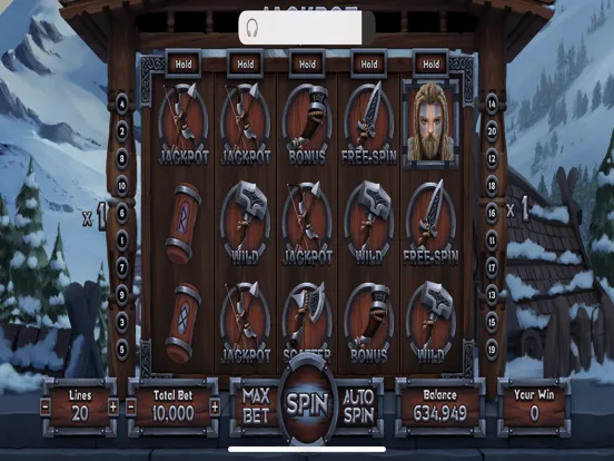 Screenshot di Viking Slots iPad 