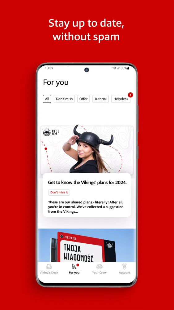 ภาพหน้าจอของ Viking App