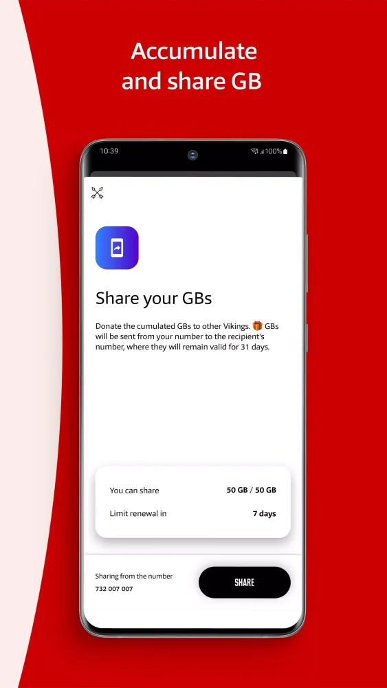 ภาพหน้าจอของ Viking App