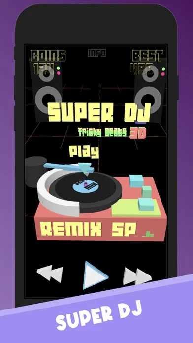 Capturas de tela do Super DJ