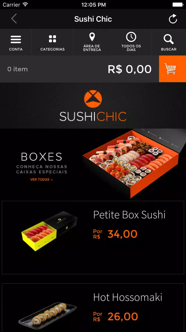 Zrzuty ekranu Sushi Chic