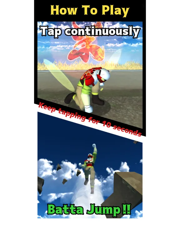 Captures d'écran de BATTAMAN:Fly the BATTA JUMP iPad 