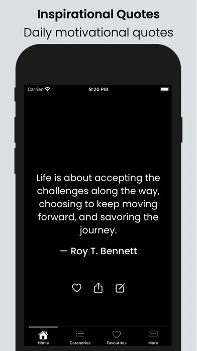 Ảnh chụp màn hình của Quoto - Inspirational Quotes