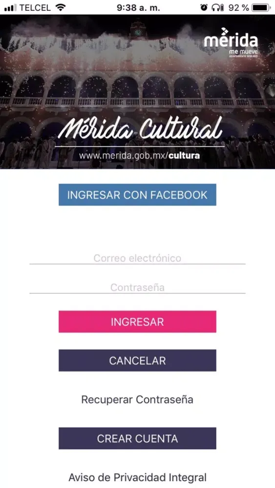 Capturas de tela do Capital Cultural