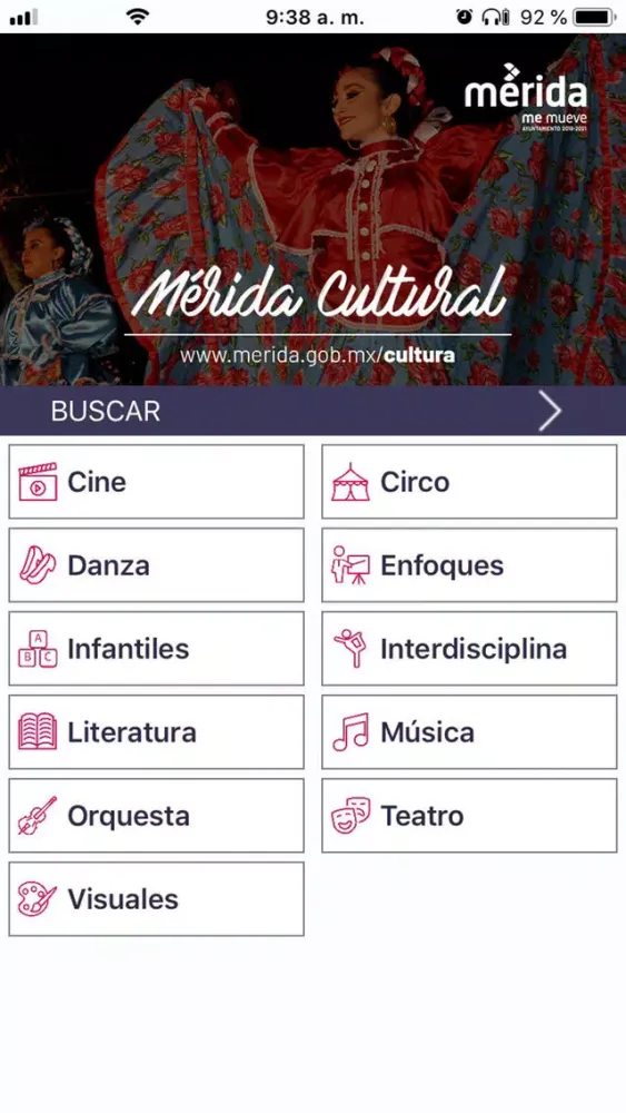 Capturas de tela do Capital Cultural
