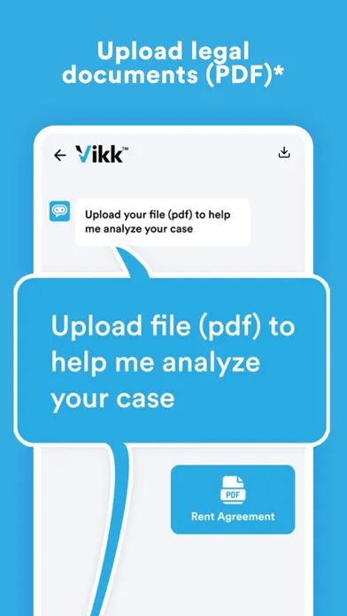 Vikk - AI Lawyer & Legal Help Screenshots