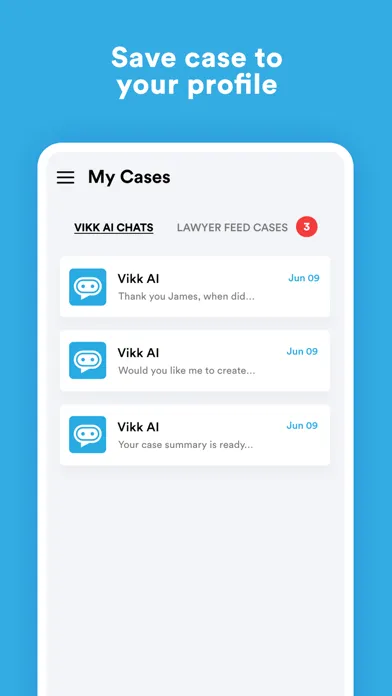 Vikk - AI Lawyer & Legal Help Screenshots