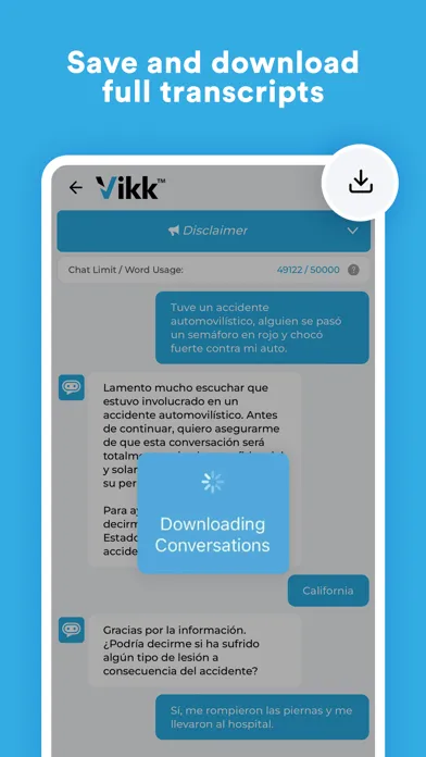 Vikk - AI Lawyer & Legal Help Screenshots