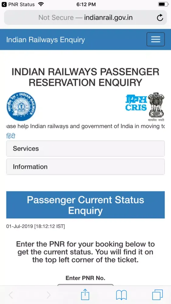 IRCTC Rail Info Ekran Görüntüleri