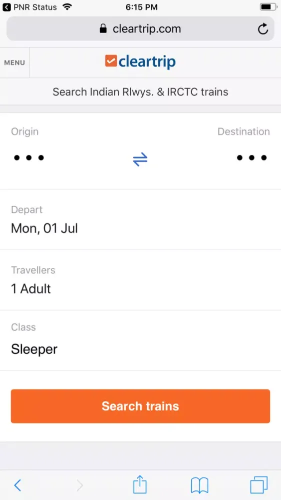 IRCTC Rail Info Ekran Görüntüleri