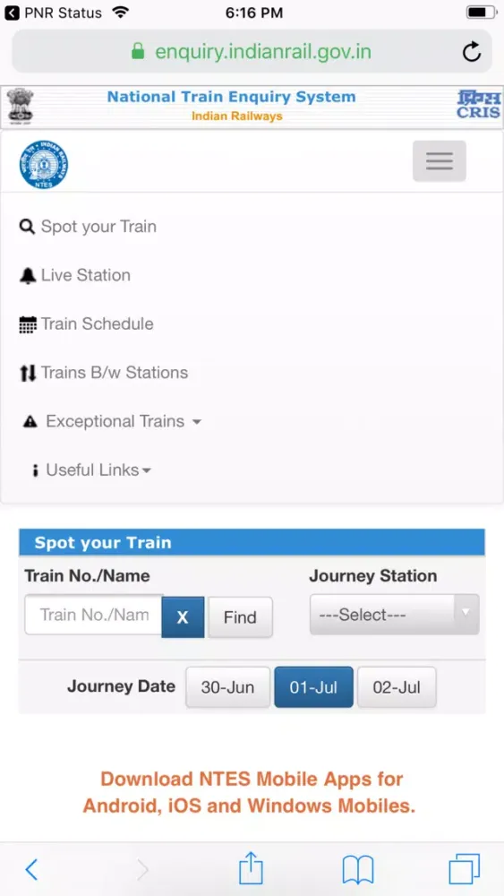 IRCTC Rail Info Ekran Görüntüleri