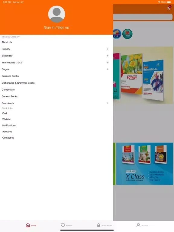 Vikram Books iPad  スクリーンショット