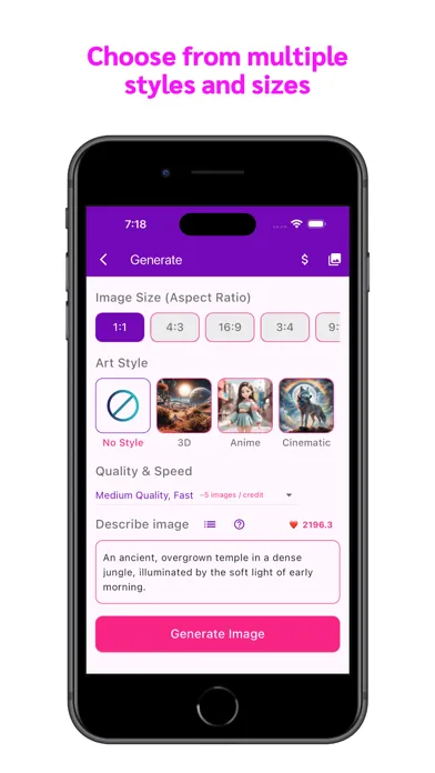 Imagine AI - Generate Images স্ক্রিনশট