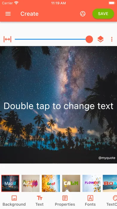 Captures d'écran de Quotes Creator - Post Maker