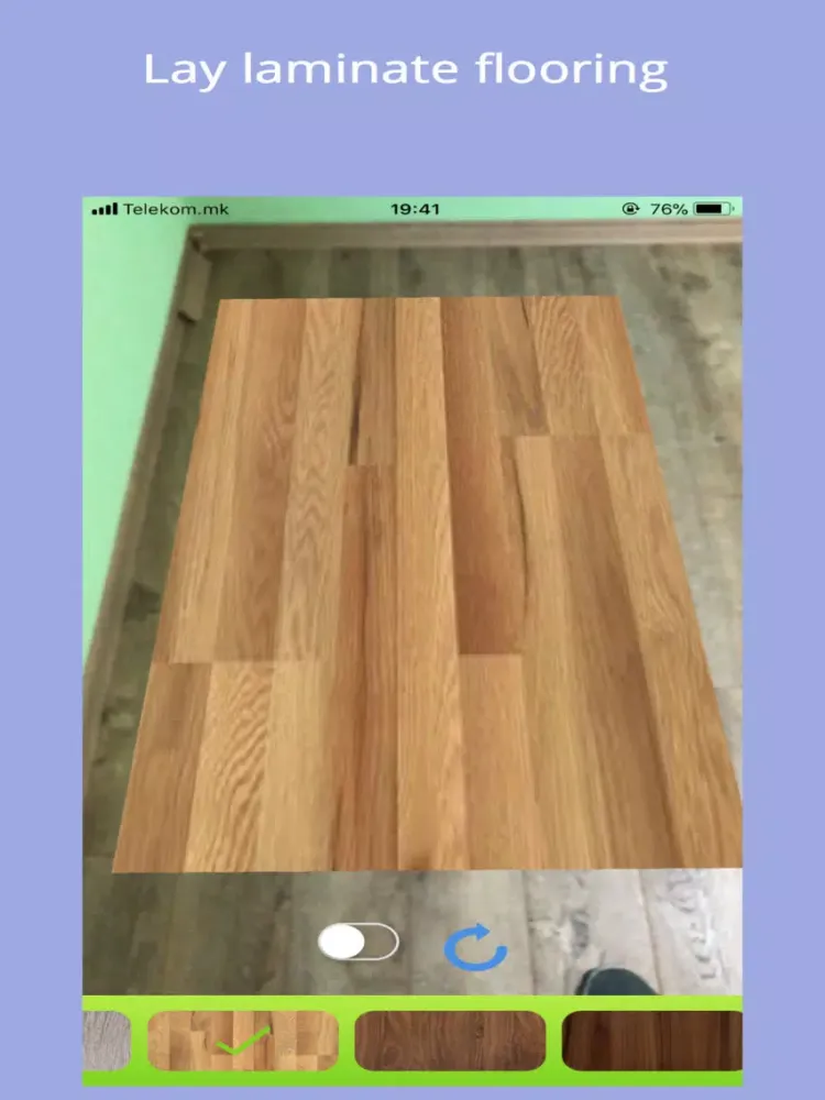 Laminate Flooring AR iPad  स्क्रीनशॉट