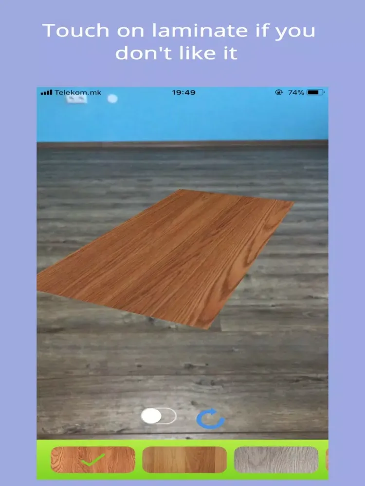 Laminate Flooring AR iPad  स्क्रीनशॉट
